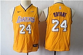 Youth Lakers 24 Kobe Bryant Gold Nike Swingman Stitched NBA Jersey,baseball caps,new era cap wholesale,wholesale hats